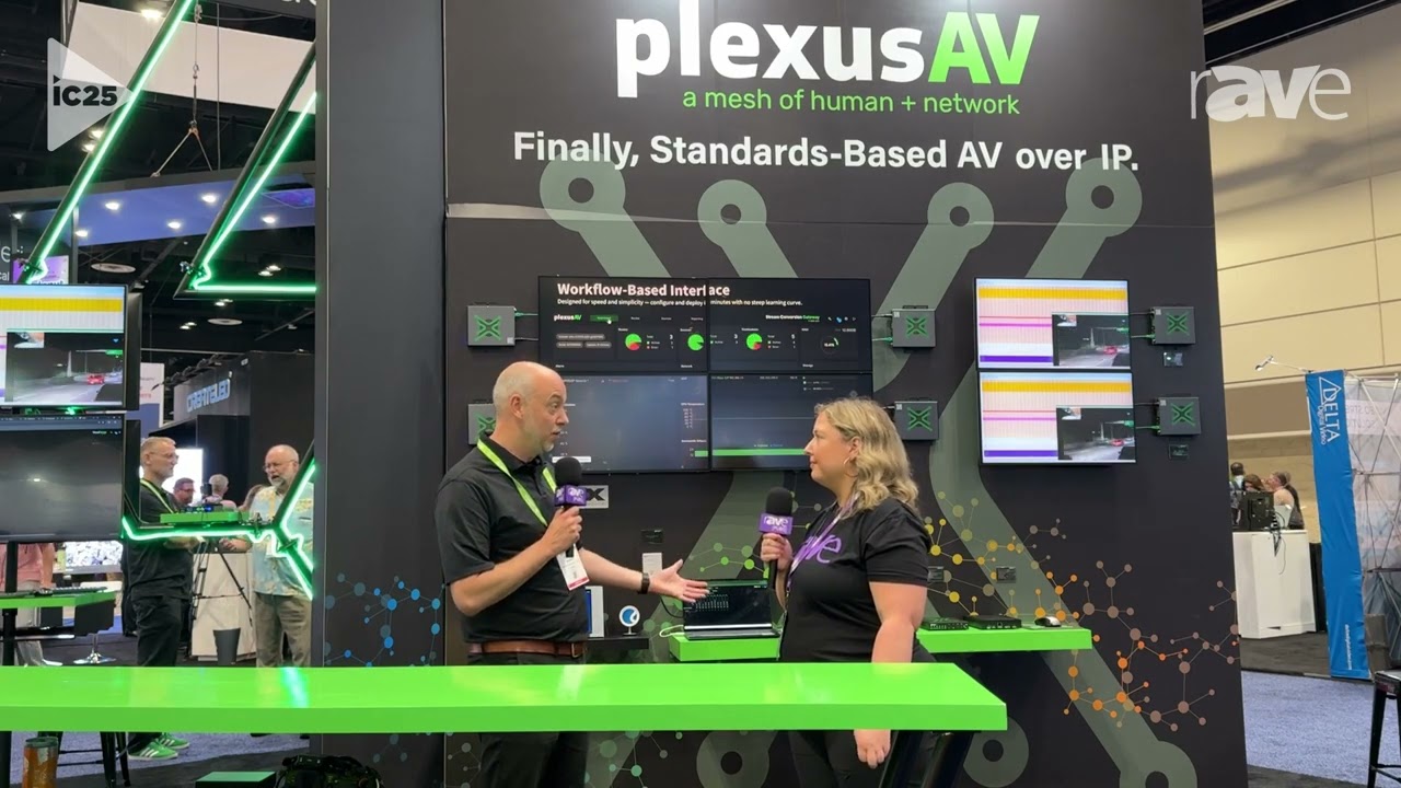 InfoComm 2025: Steph Beckett Interviews PlexusAV's Steven Cogels About AV-Over-IP Standards and More