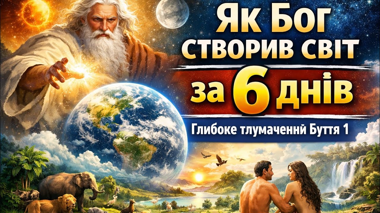 ✨ Бог створив світ за 6 днів 🕯️Таємниця Буття 1
