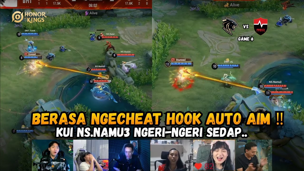 POV KUI MUSUH TAPI LU DMT 💀 - REAKSI STREAMER DMT VS NS GAME 6 KIS4 HOK