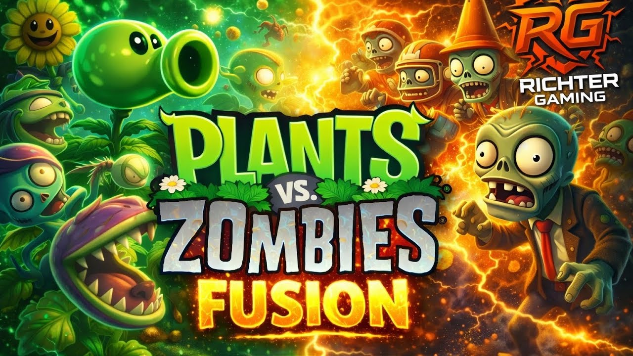 Plants vs Zombies Fusion Level 1-8