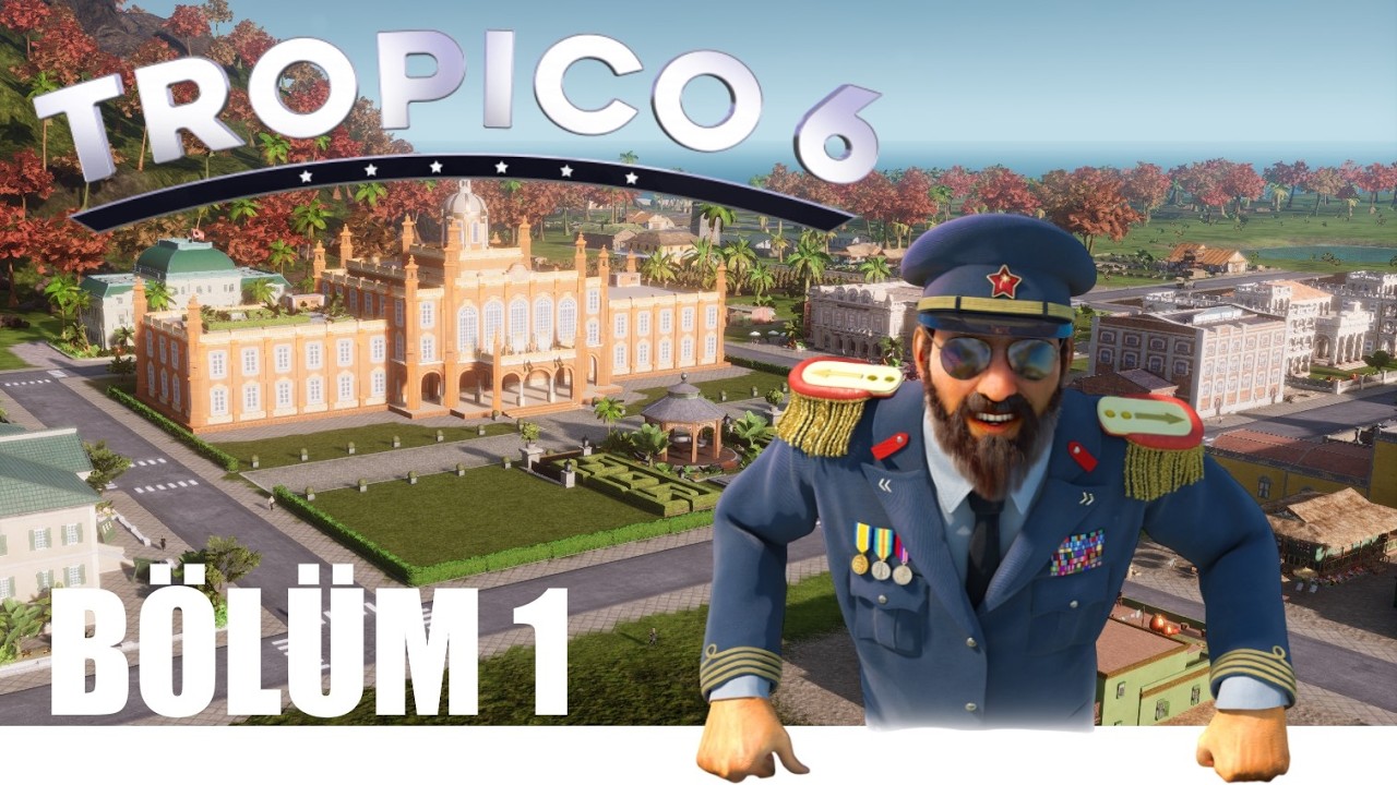 Tropico 6 Seri Başlıyor | Şehir Planlaması ve Yönetim – Bölüm 1 K.O.Gaming Koga #tropico6 #koga 