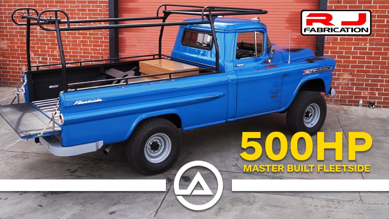 V8 Powered '59 Apache Retro Work Truck | 500HP Restomod Fleetside
