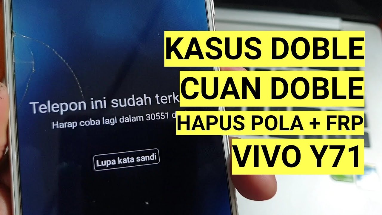 One Click! Hapus Pola Vivo Y71 Lupa Kunci Layar tanpa dongle, file free!!