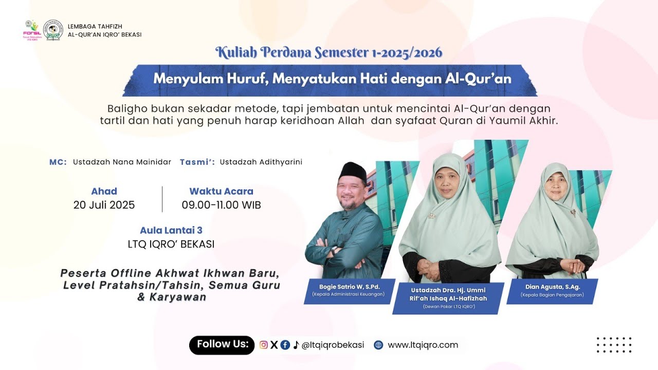 Menyulam Huruf, Menyatukan Hati dengan Al-Qur'an