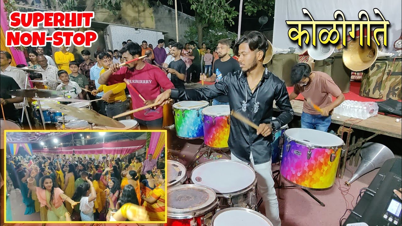 Superhit Non-Stop Koligeete ❤️ Part-1 | Marathi Koligeet | MELODY BEATS JAYESH | Show At Malad