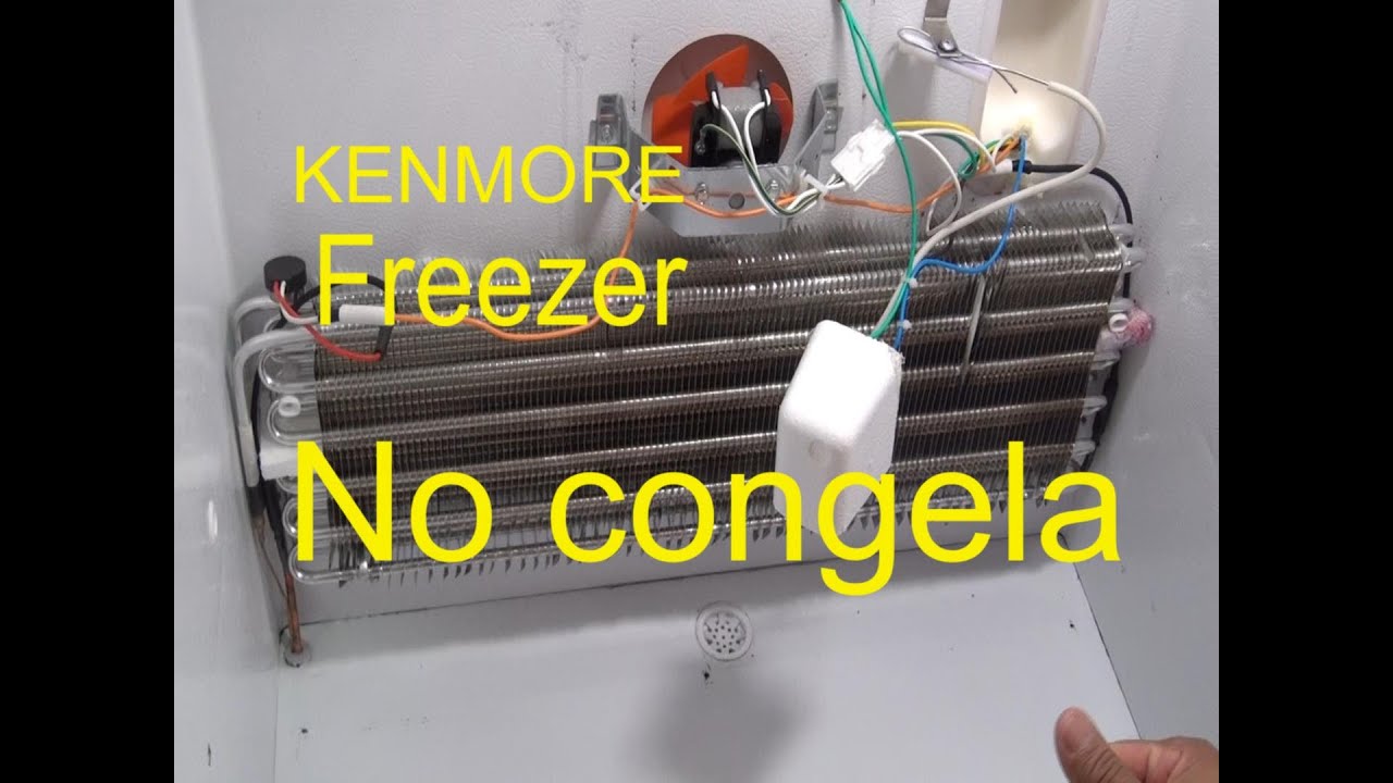 Kenmore Freezer no congela.