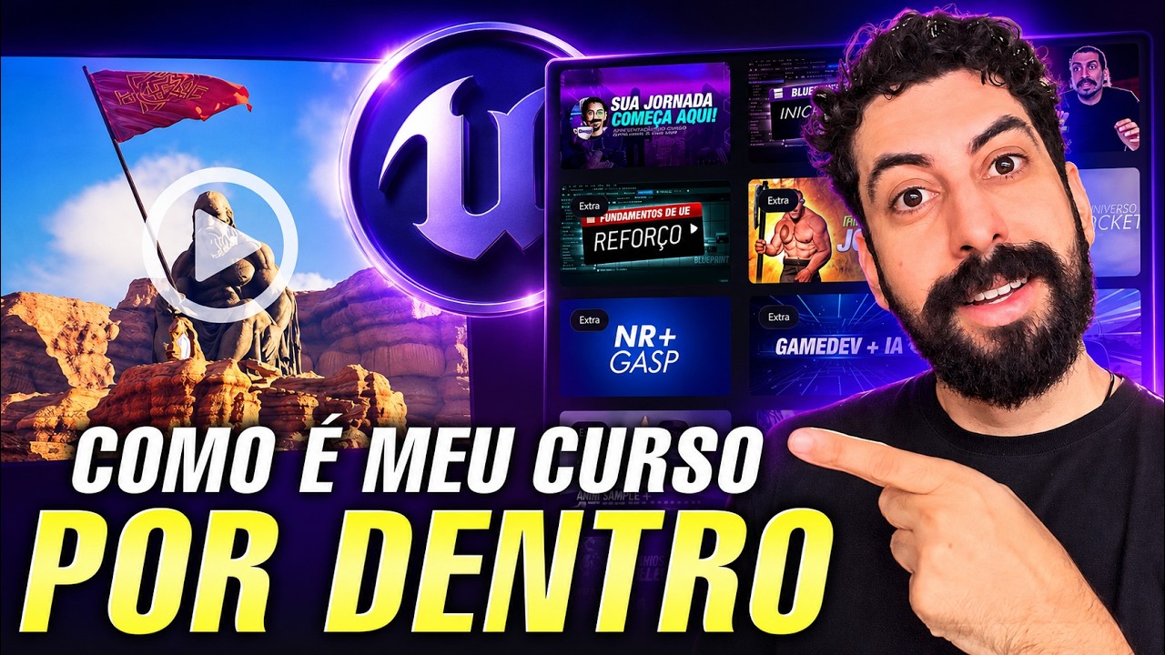 Como é o CURSO NERIVERSO de Unreal Engine 5 por dentro? Vale a pena? [2026]