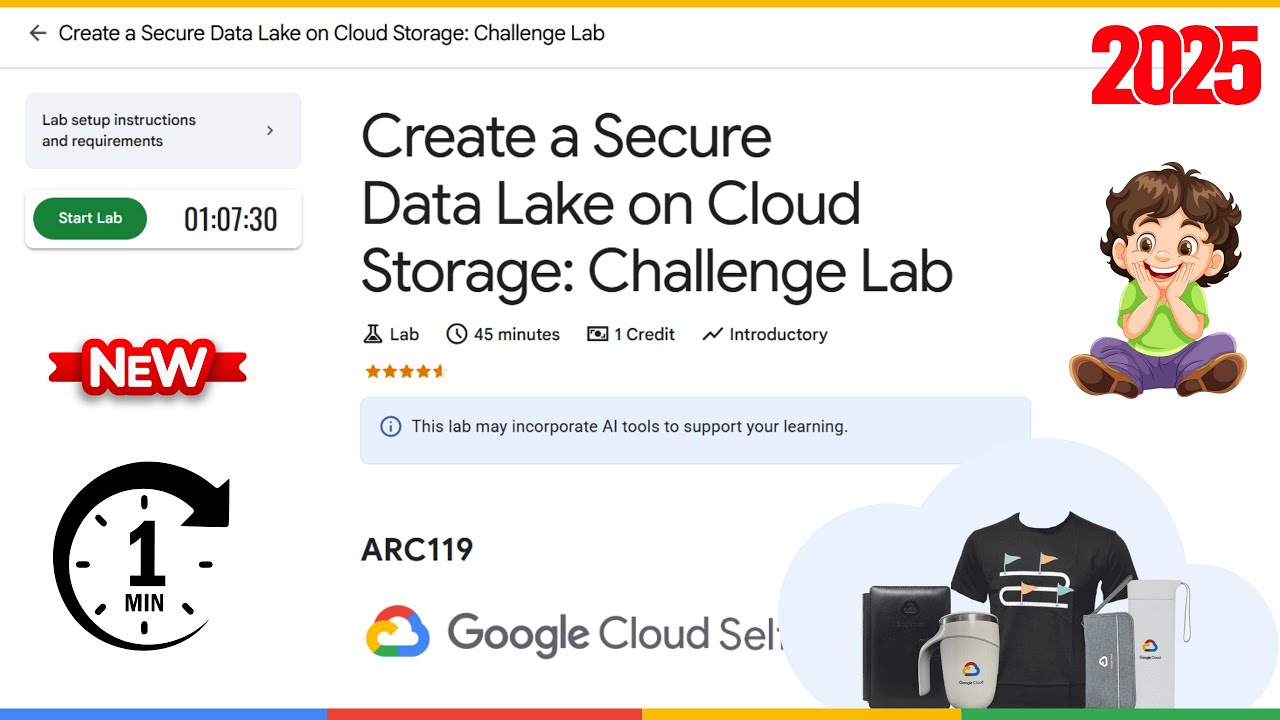 Create a Secure Data Lake on Cloud Storage: Challenge Lab | ARC119