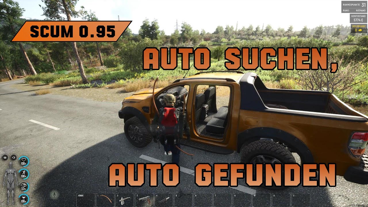 Scum 0.95🌲BRG Bollwerk🌲 # Auto suchen , Auto gefunden . [2k]