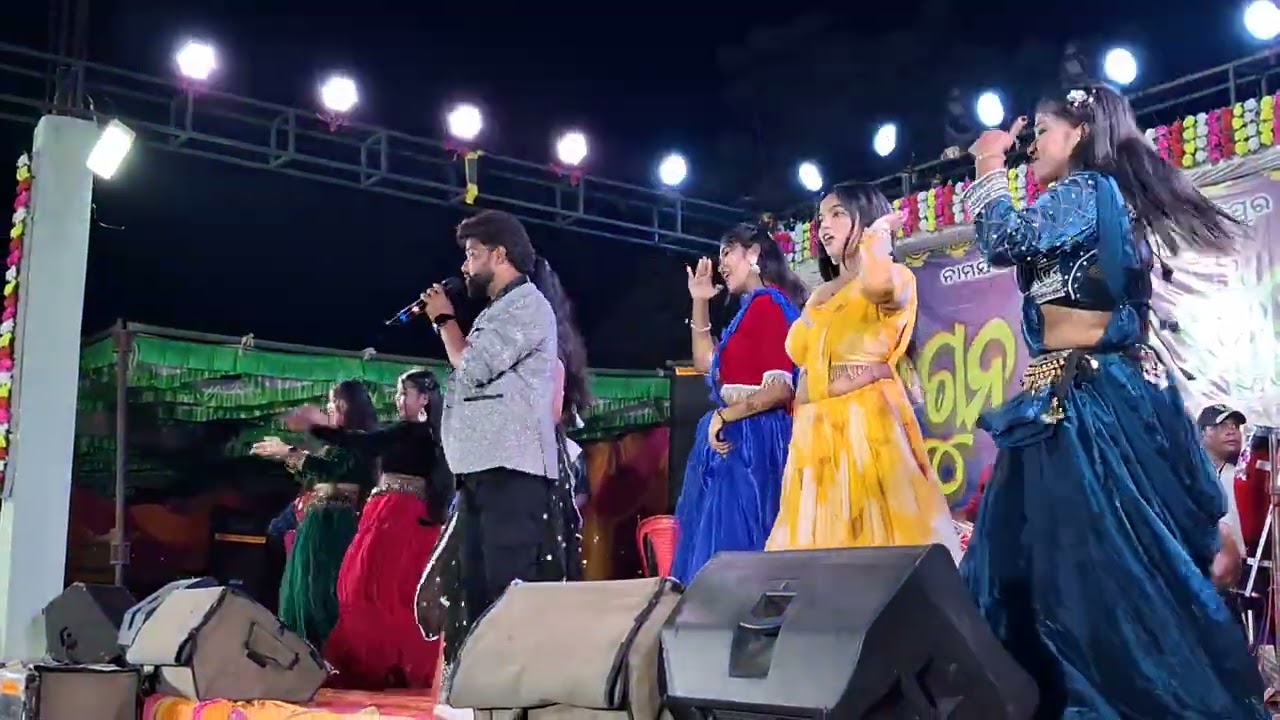 Bm pur phagun puni #orchestra program #singer-karan razz and chumki padhi #sambalpuri song  hae go