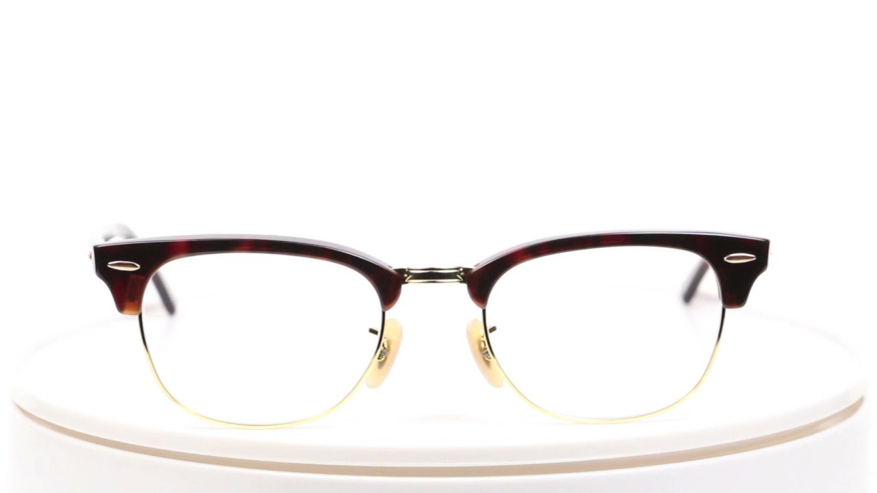 老眼対策レンズ Nikon ロハスセブン製作例 Ray-Ban CLUBMASTER RX5154 【360°】