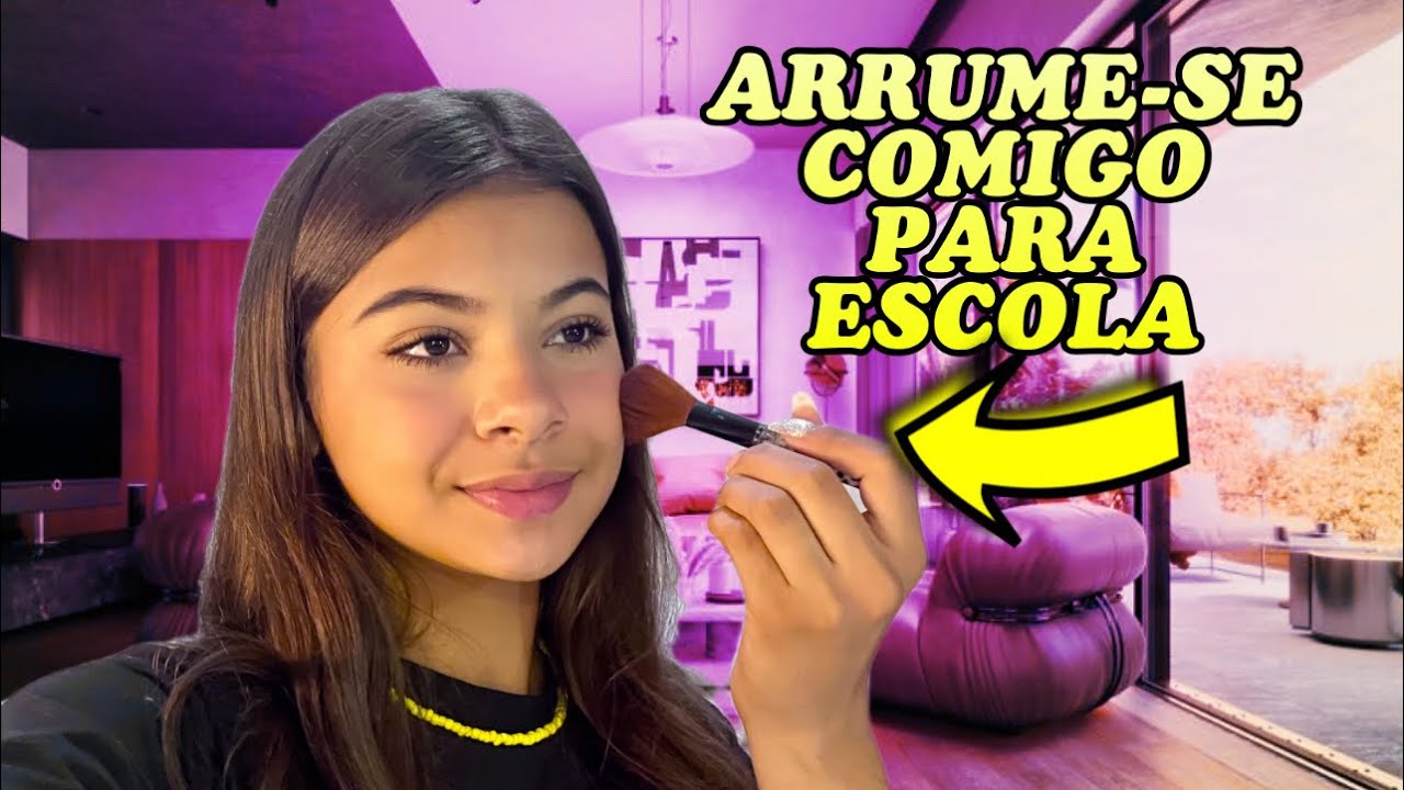 MINHA ROTINA DA MANHÃ PARA IR PARA ESCOLA!