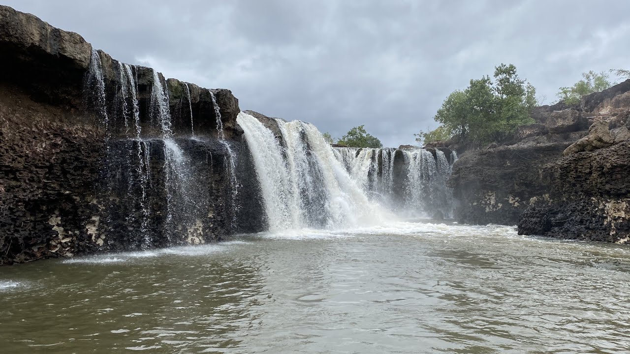 BARRAMUNDI Fishing at the Falls... What a Place! | Wild River Adventure - Part 2