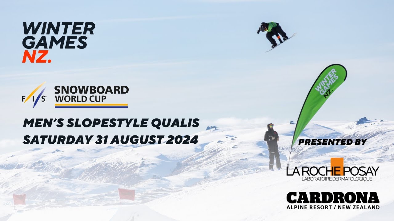 LIVE! FIS SNOWBOARD SLOPESTYLE WORLD CUP - Qualifiers | WINTER GAMES NZ