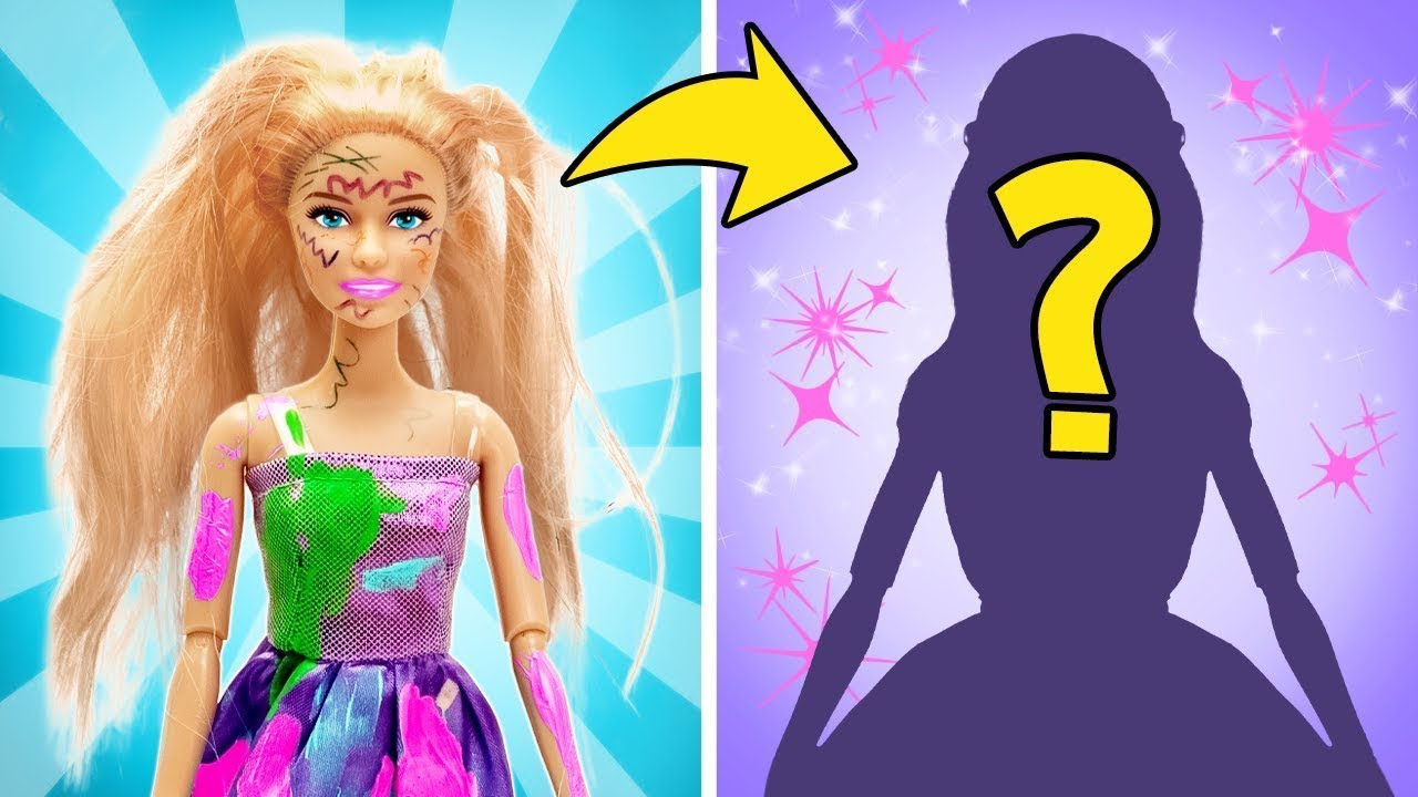 Unbelievable Doll Glow-Up! 🌟✨ Transform Your Old Doll Into a Stunning Beauty