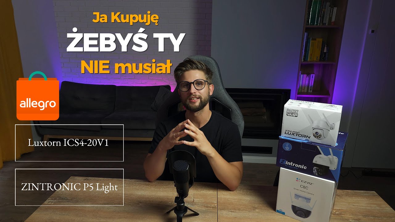 Test kamer zewnętrznych WIFI IP z Allegro #4   #Luxtorn #Ezviz #P5LighWiFi
