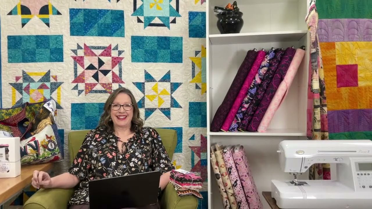 Вопросы и ответы в прямом эфире с Анджелой Хаффман | Quilted Joy Clubhouse, июль 2025 г.