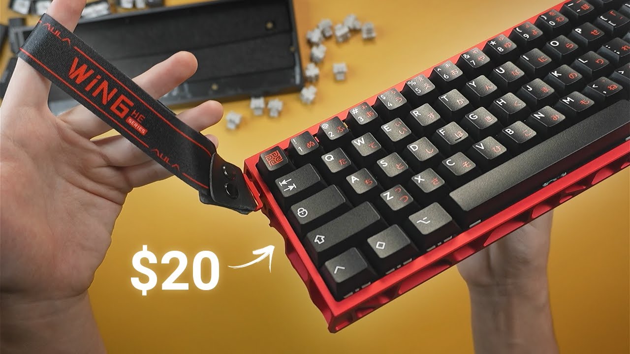 Modding the cheapest magnetic keyboard... (AULA WIN60HE)