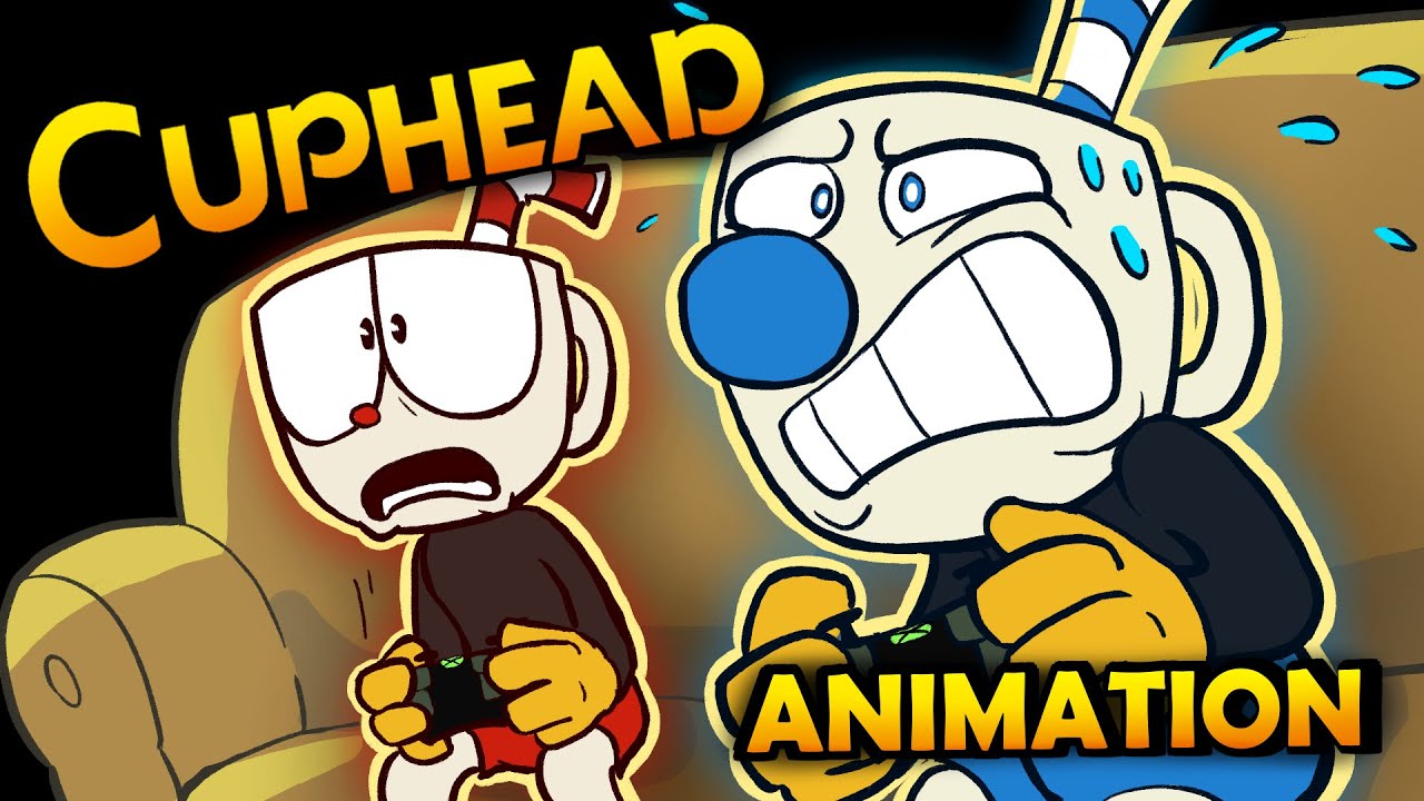 Cuphead (and Mugman) Play Cuphead (ANIMATIC)