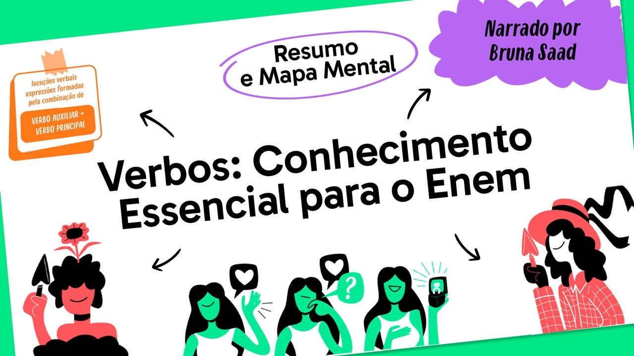 VERBOS | Portugu&ecirc;s | Quer Que Desenhe