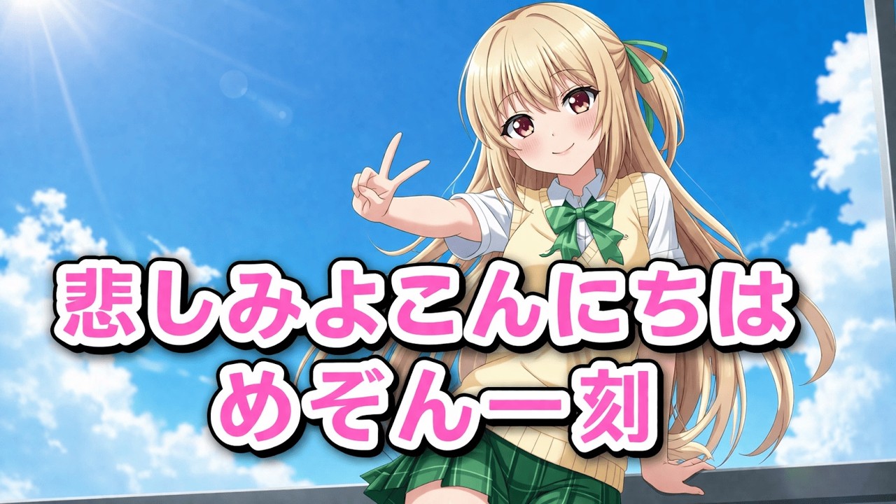 アニメめぞん一刻 OPテーマCover  【悲しみよこんにちは 】#AI音楽  #JPOP