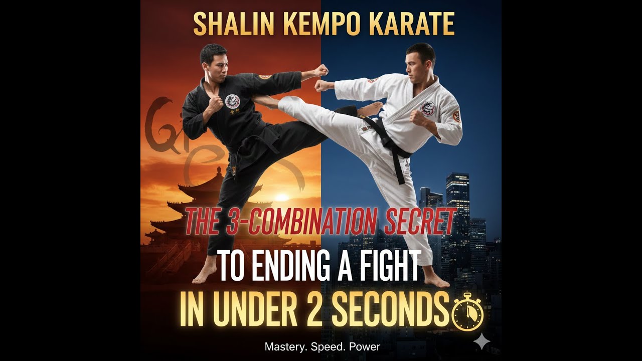 Shaolin Kempo Karate 3 Combination Secret Hidden in Plain Sight - GM Jim Brassard