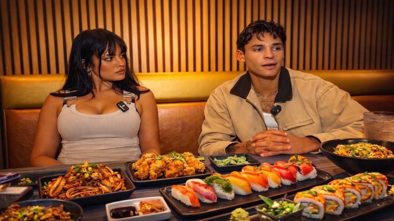 Trying The Best Food In America With Nina Drama 🍔🔥 | Ryan Garcia