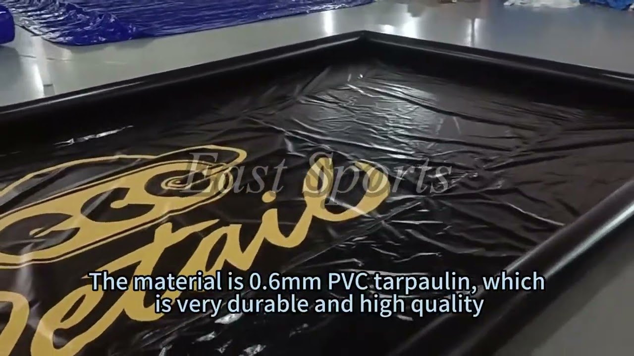Inflatable car wash mat pool for outdoor#carwashing #inflatable
