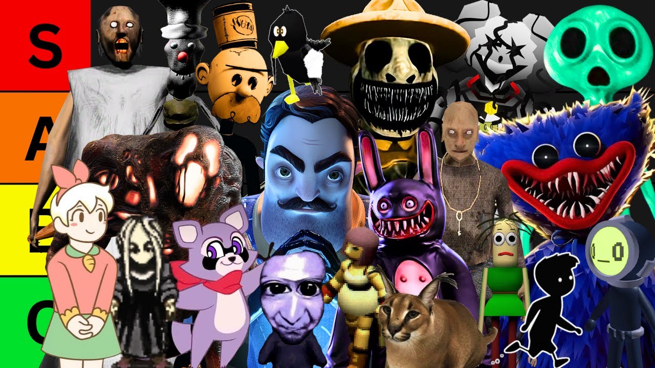 Ranking the MOST CURSED Indie Horror Games… (feat. Granny, Indigo Park, Banban 7, Ao Oni, & More)
