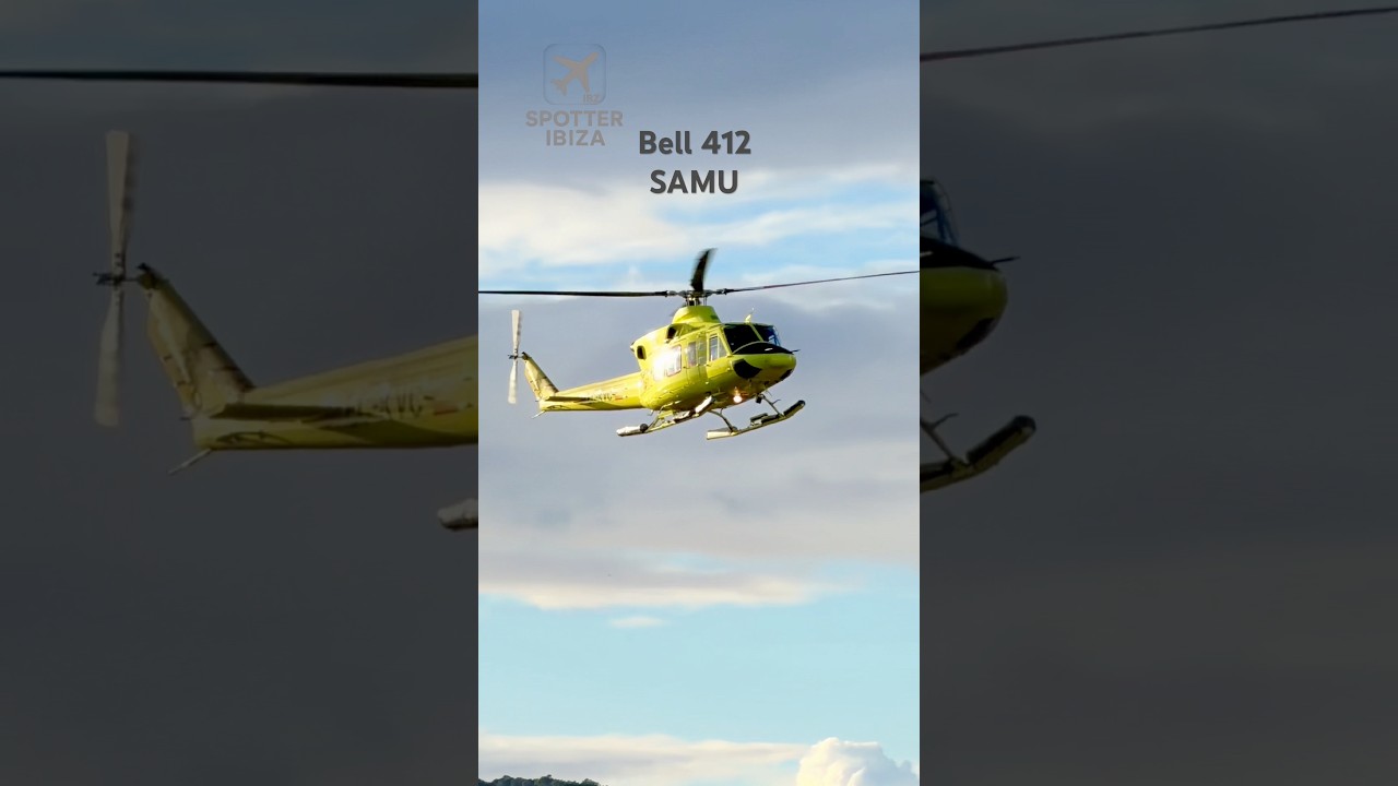 Bell 412 medical SAMU 