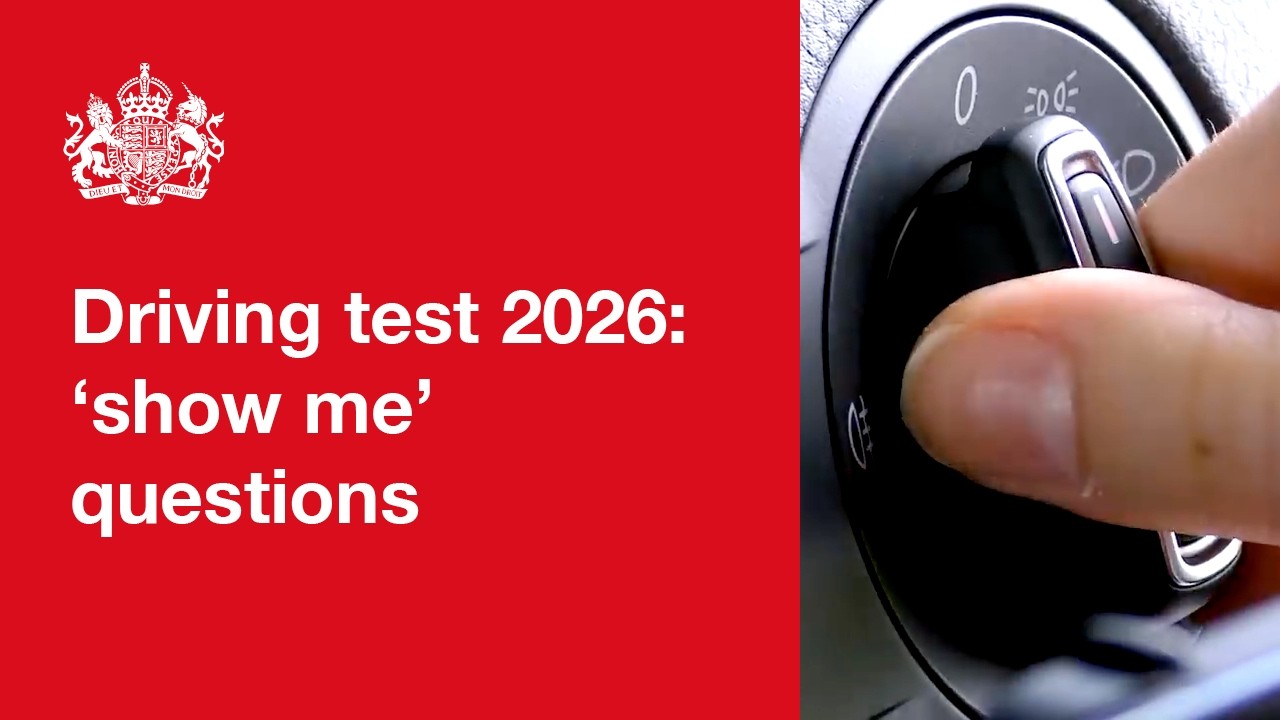 'Show me, tell me': show me questions 2025:  official DVSA guide