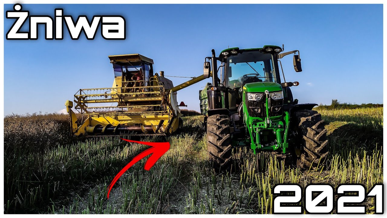 🔥NOWY NABYTEK 2021🔥John Deere 6130M & Żniwa Rzepaku🔥New Holland 8030🔥