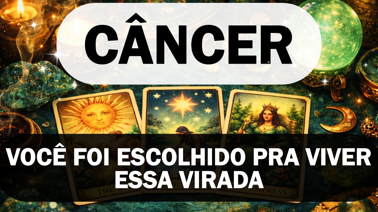 CÂNCER💲✨DINHEIRO RÁPIDO!! UMA VIRADA RADICAL ACONTECE EM SUA VIDA MATERIAL 🍀🙏✨🔥