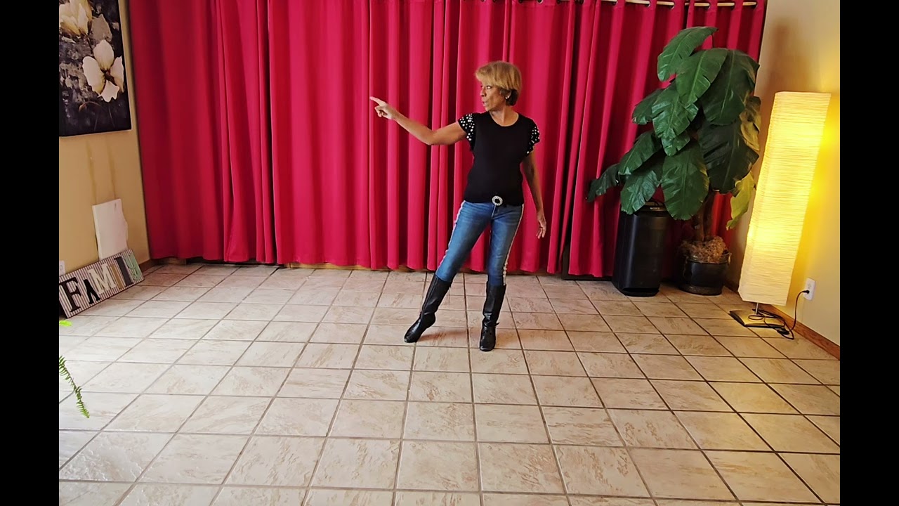 Toxic improver level line dance. (TEACH).