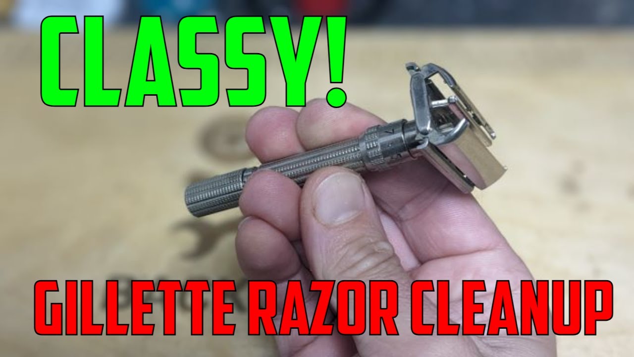 Vintage Gillette Slim Cleanup — я возвращаю этой легендарной бритве возможность пользоваться ею с...