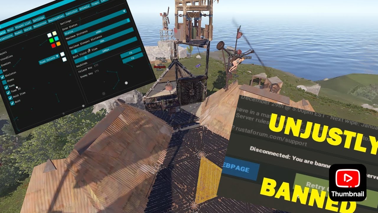I CONTROLLED A 500+ POP SEVER with the BEST RUST CHEAT for 5 HOURS.