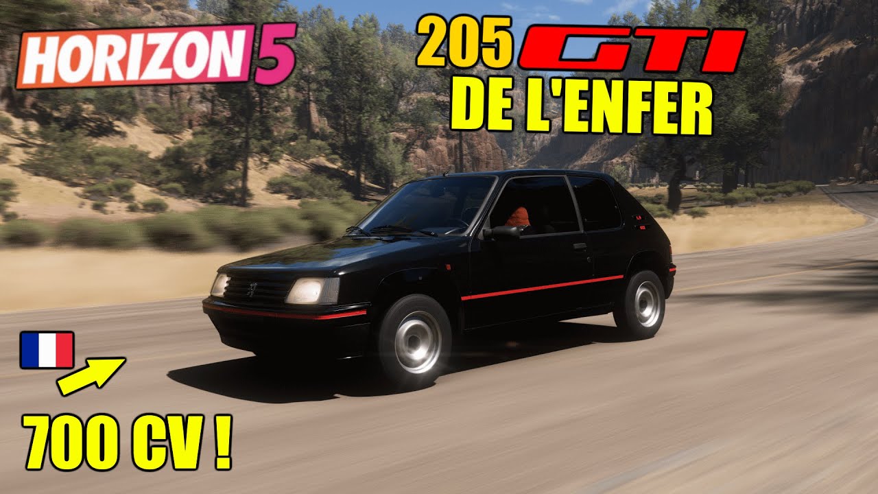 LE MONSTRE ! Forza Horizon 5 : PEUGEOT 205 GTI