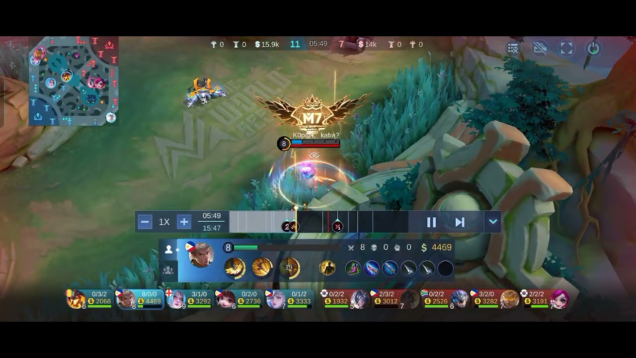 Chou tank. Damage build😁 perfect rotation