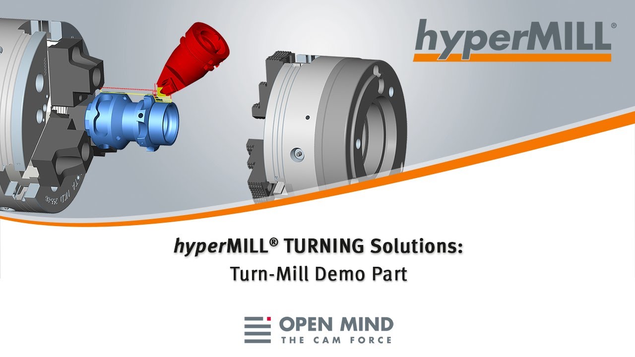 hyperMILL TURNING Solutions: Turn-Mill Demo Part | CAM-Software