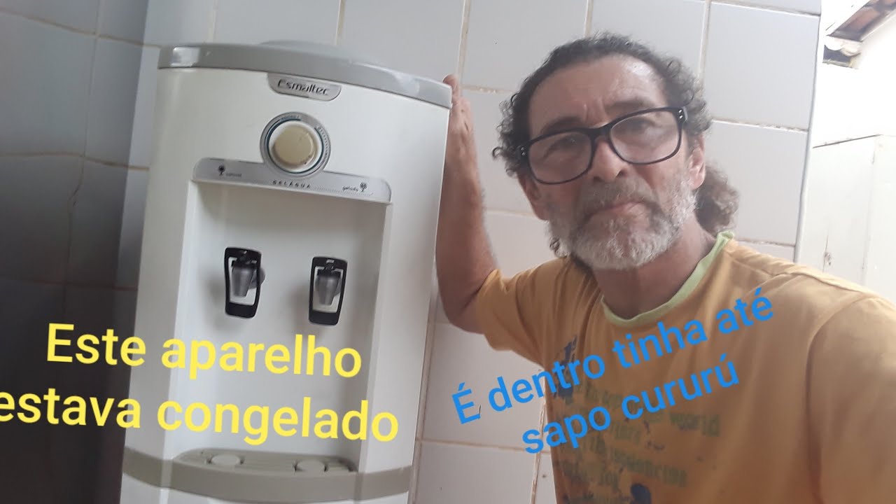 Como limpar gelágua esmalte coluna.