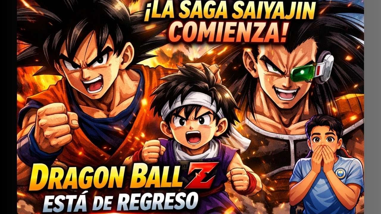DRAGON BALL Z: ASÍ COMIENZA LA SAGA SAIYAJIN | GOKU VS RADITZ #dragonballz