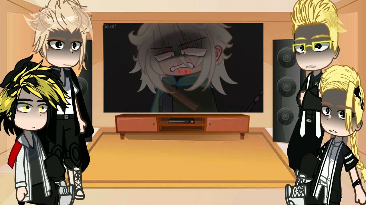 [Рус] Tokyo revengers react to Takemichi as Random animation memes