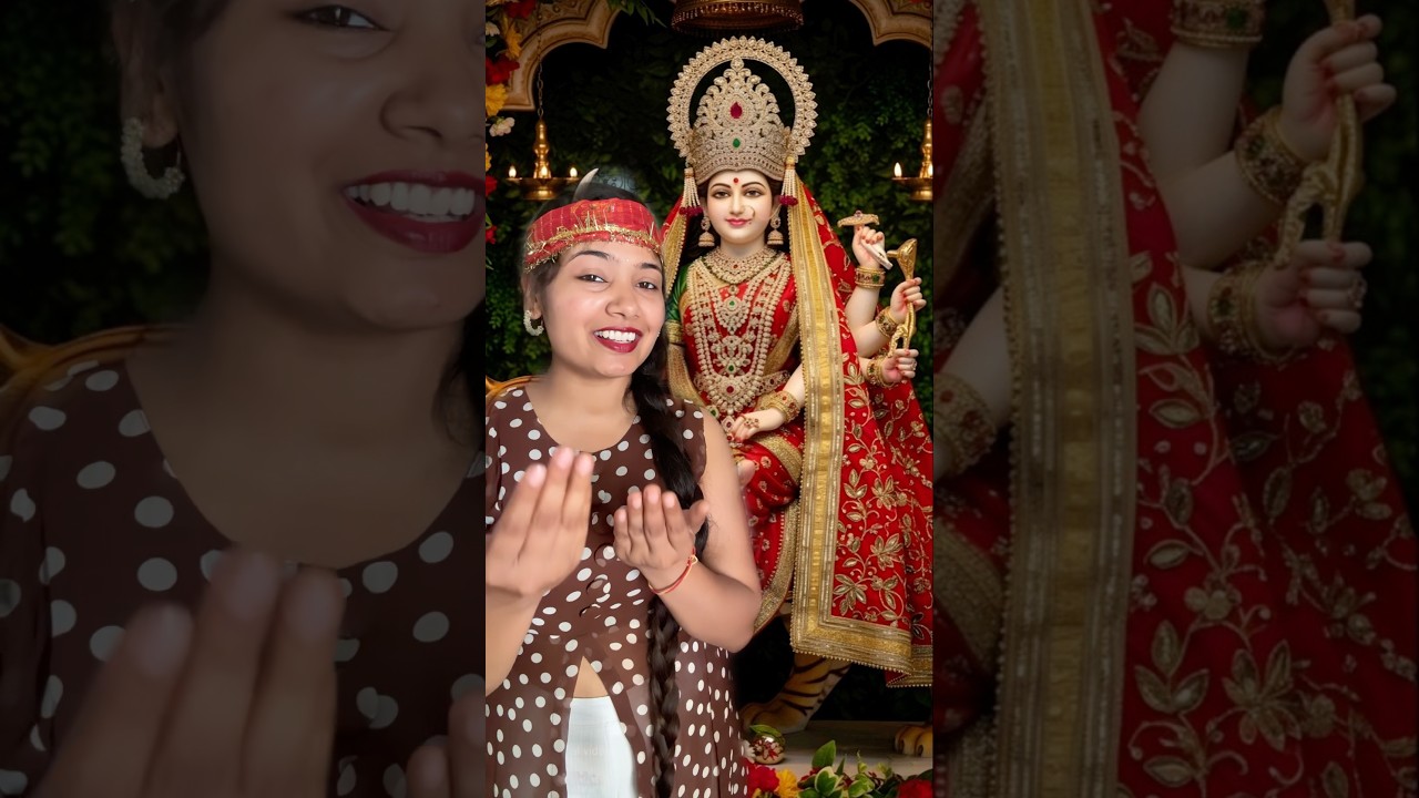 कभी दुर्गा बनके कभी काली बनके🌺🙏🏻 #navratri  #navratrispecial #maadurga #maakali #trading #shorts