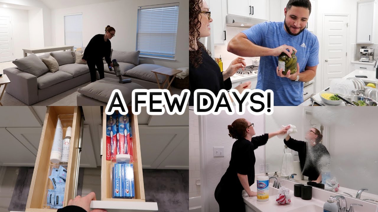 VLOG: Cooking Dinner Together, Prepping Our Guest Rooms, Packing for a Weekend Trip + New Rug!