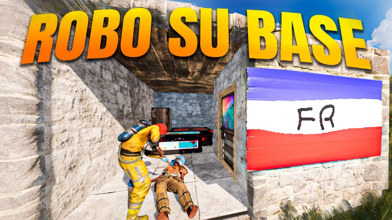 Le ROBO la BASE a un FRANCES - RUST - Gameplay español