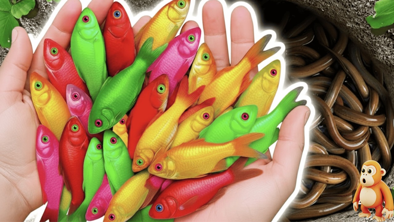 I Found a Secret Pool Filled with RARE Rainbow Fish