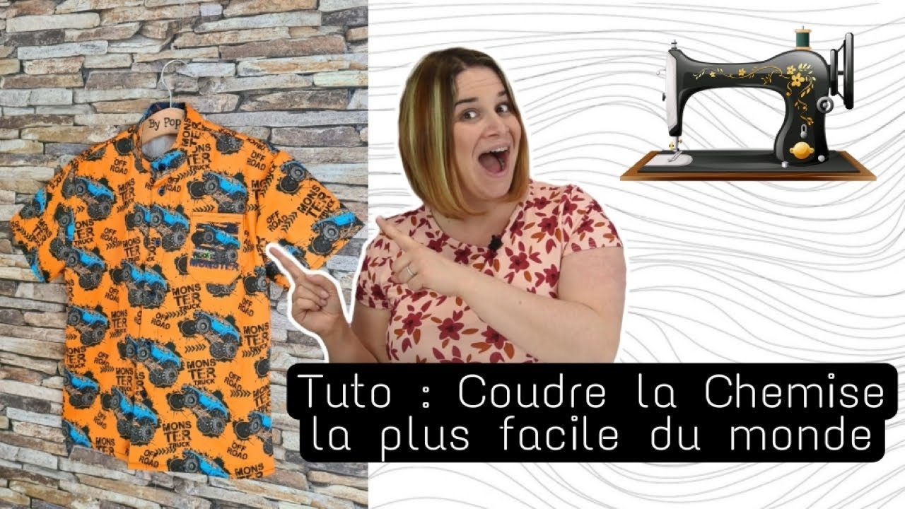 👔 TUTO COUTURE : Coudre la chemise la plus facile du monde ! 👔 / By PopO x Tissus Price