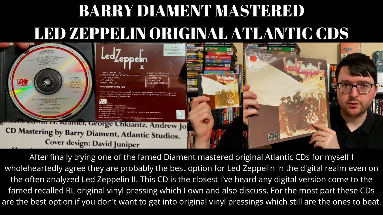 The Barry Diament mastered Led Zeppelin original Atlantic CDs