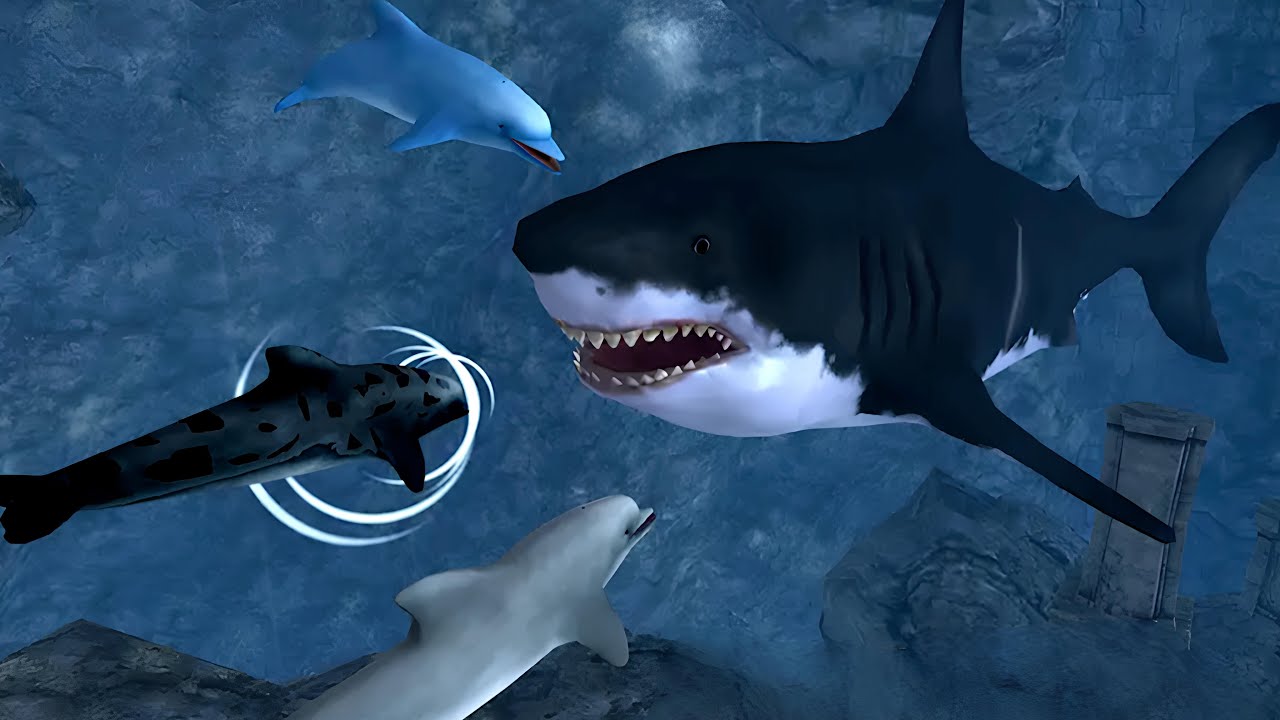Dolphin Vs All Boss - Dolphin Simulator (By Gluten Free Games)