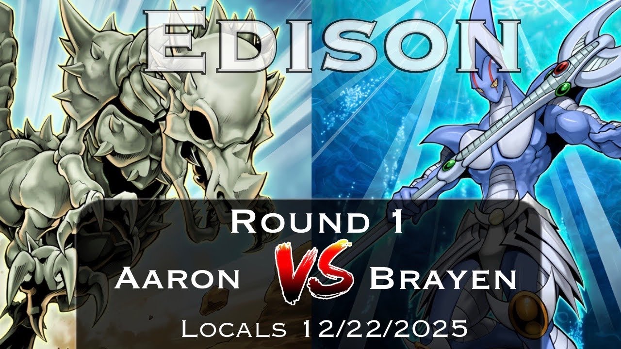 Yu-Gi-Oh! HRC Machina vs Hero Frogs Edison Format Gameplay! at Card Addiction